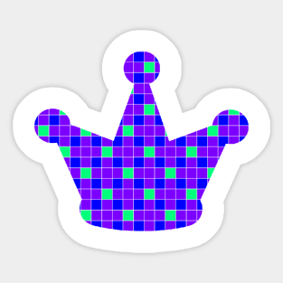 Crown artwork Sticker